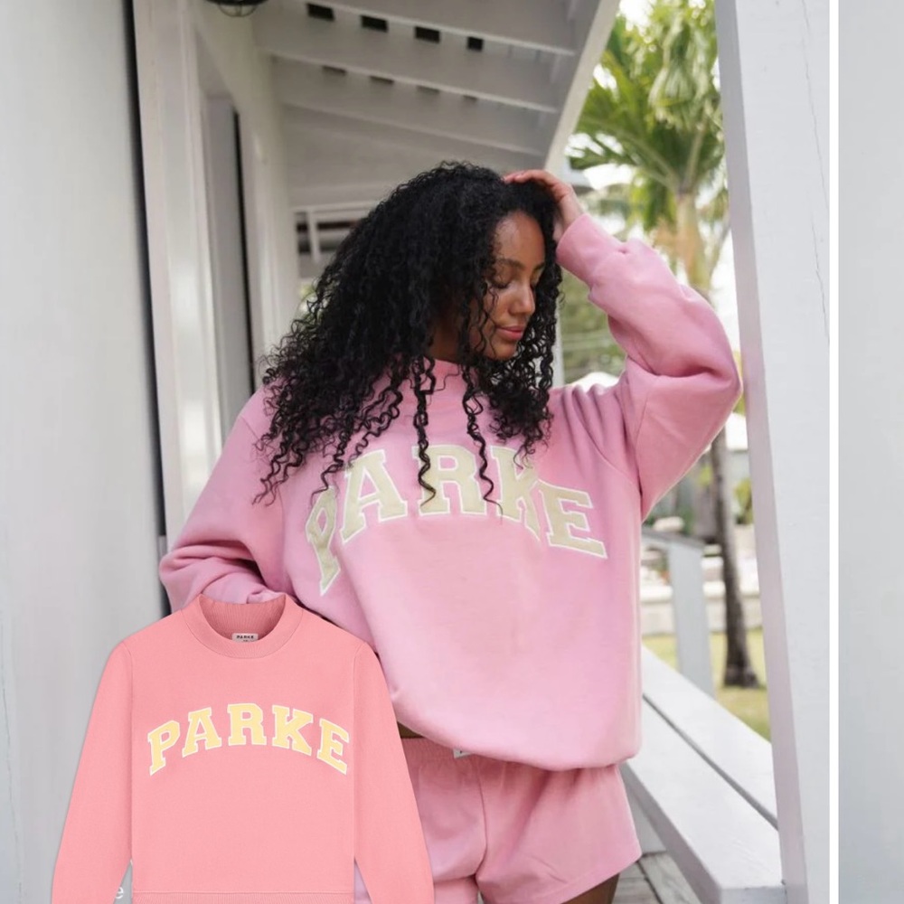 Parker Pink Sweatshirt for Women
